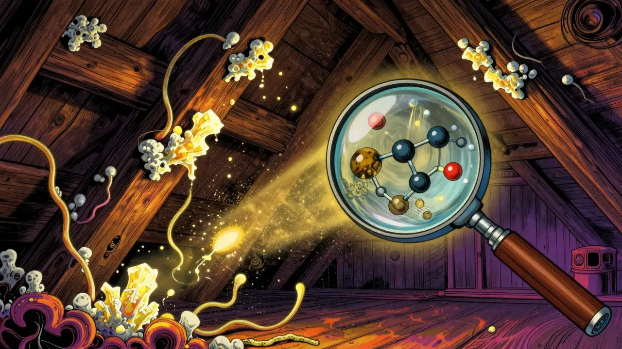 Giftige Holzschutzmittel in alten Holzkonstruktionen: So prüfen Sie richtig