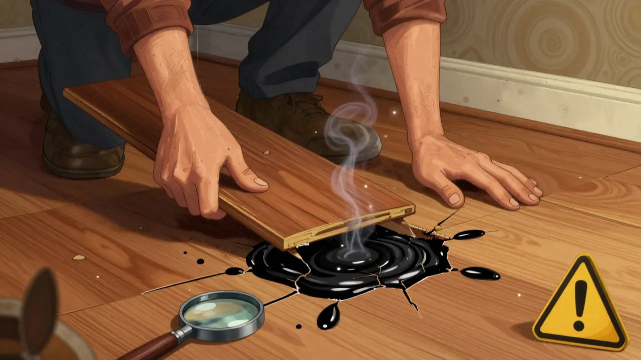 PAK in Parkettklebern erkennen, Grenzwerte verstehen und richtig sanieren