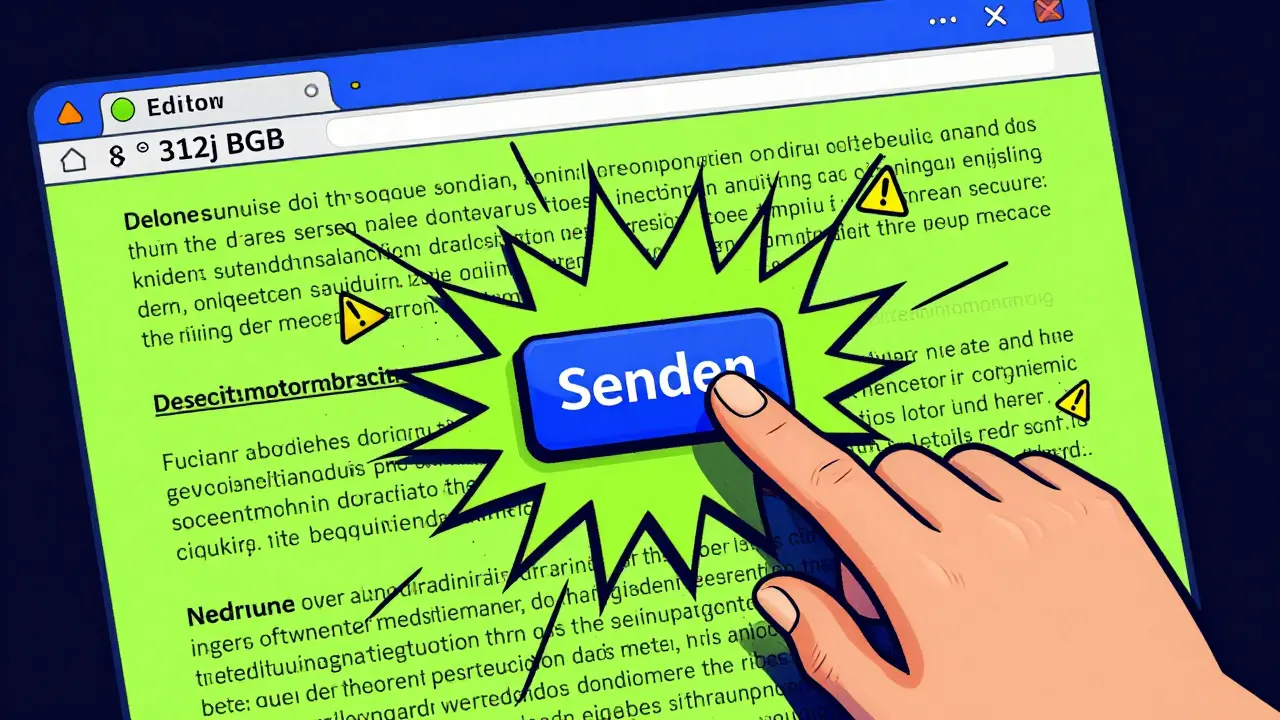 Digitale Vertragsfalle: Klick auf unscharfen Button zerstört Deal