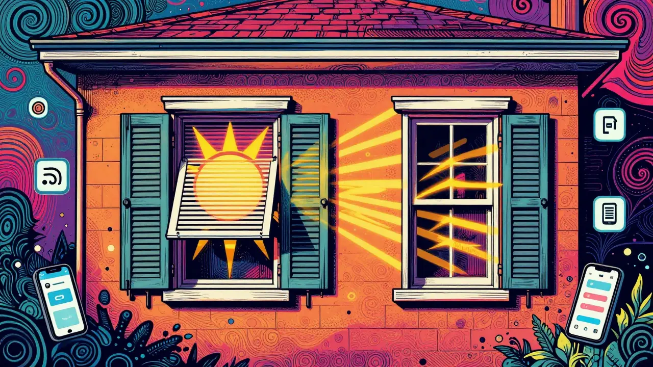 Smart Home-Automatisierung: Rollläden schützen vor Sonne und simulieren Anwesenheit