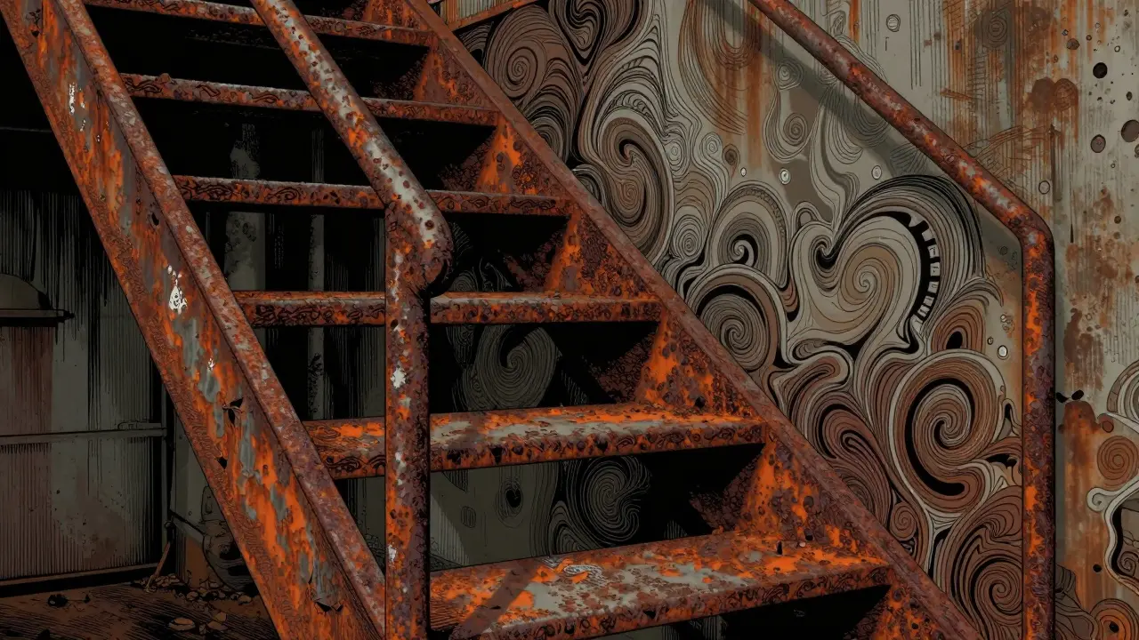 Metalltreppe restaurieren: Rost entfernen und neu beschichten - Schritt-für-Schritt-Anleitung