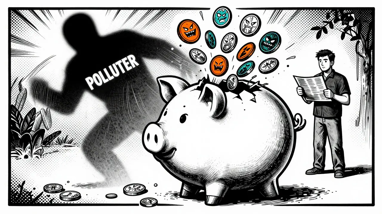 Knackendes Sparschwein symbolisiert hohe Sanierungskosten