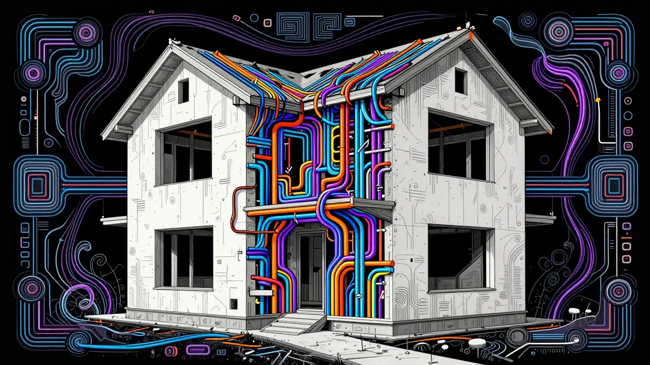 Smart Home im Neubau: Leerrohre, Stromkreise & Netzwerk richtig planen