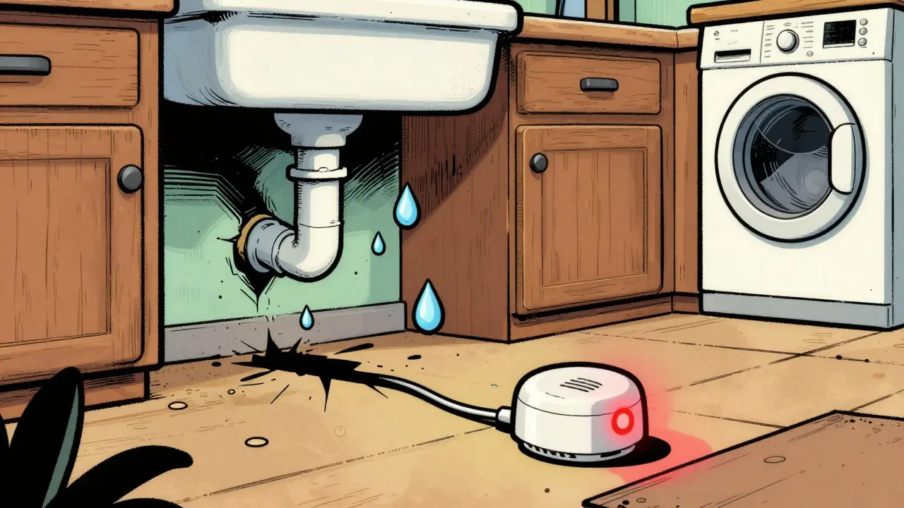 Wasserleck-Sensoren im Haus: So erkennen Sie Lecks frühzeitig