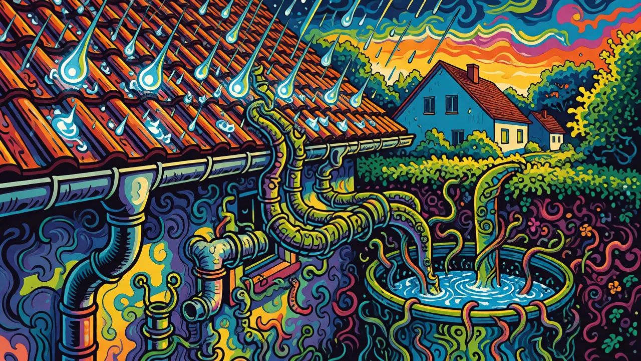 Regenwassernutzung im Haus: Zisternen, Leitungsnetz & Kosten