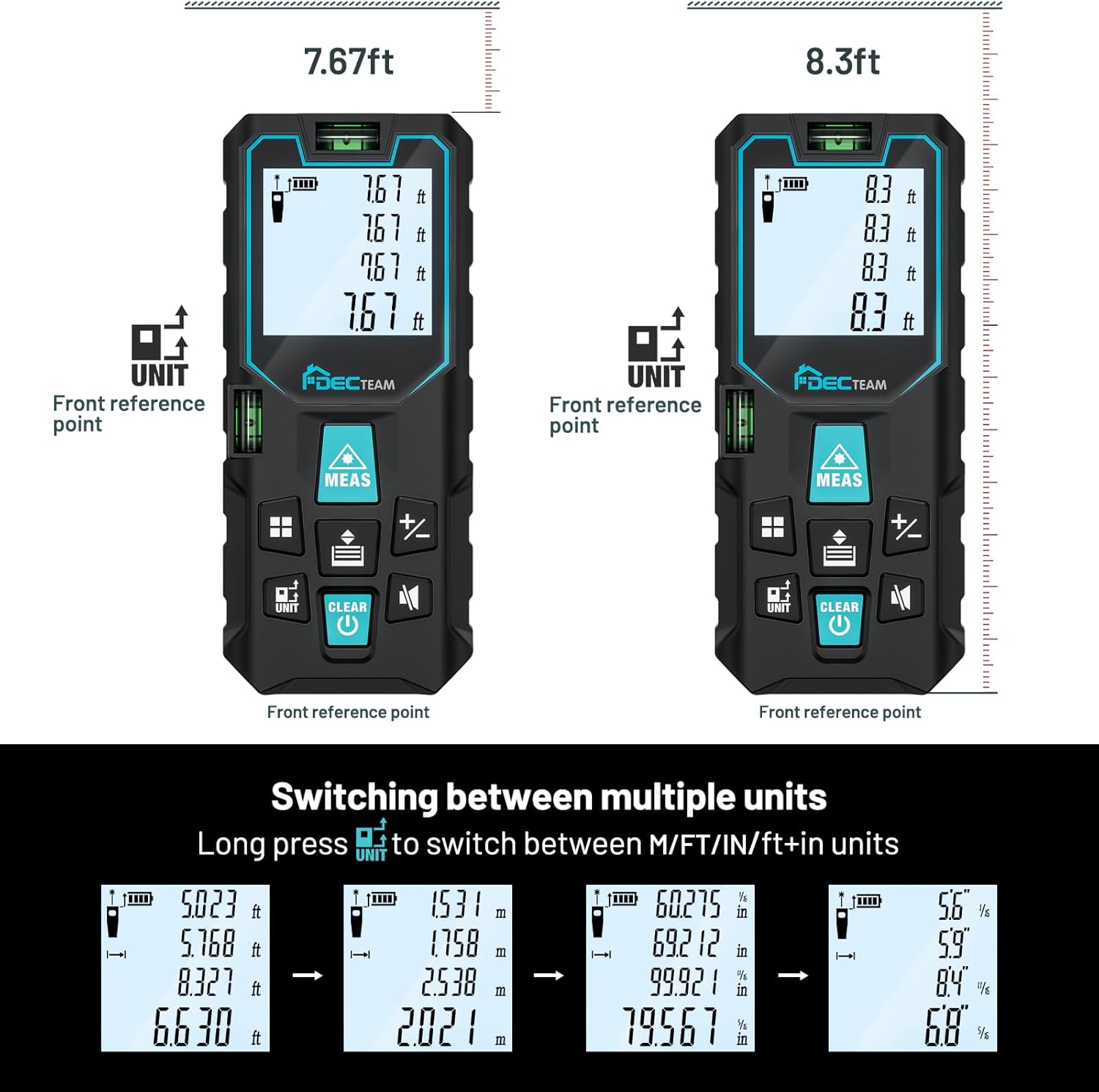 DECTEAM D8-LM100 Laser-Entfernungsmesser – Bild 9